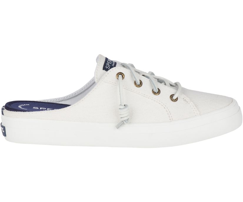 Sperry Crest Mule Slip On Sneakers - Women's Slip On Sneakers - White [RK5918720] Sperry Top Sider I